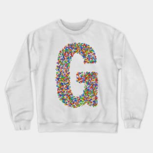 Sweet sprinkles - letter G Crewneck Sweatshirt